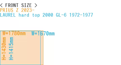 #PRIUS Z 2023- + LAUREL hard top 2000 GL-6 1972-1977